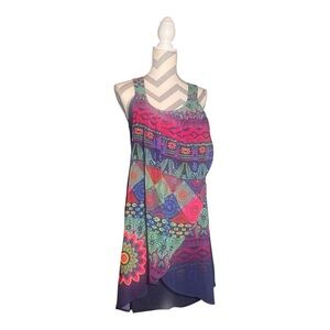 Colorful Bohemian Sleeveless Top